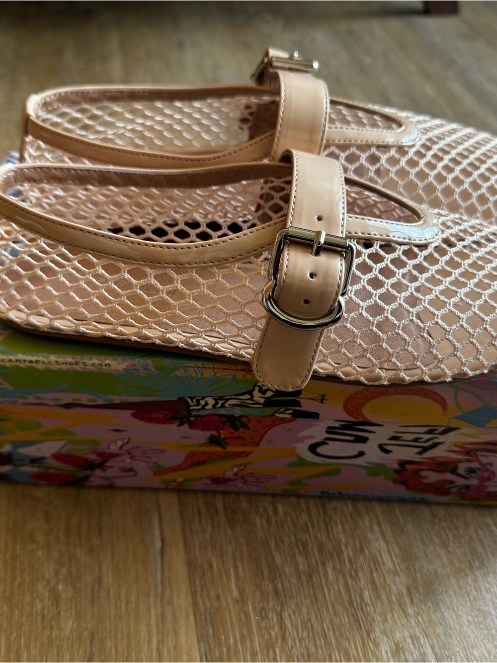 Jeffrey Campbell Netted flats